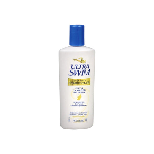 Pasteur Pharmacy Ultra Swim Chlorine Removal Conditioner 7 oz bottle, designed to protect hair from chlorine damage.