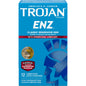 Trojan spermicidal lubricated premium latex condoms in packaging, designed for protection and enhanced comfort.