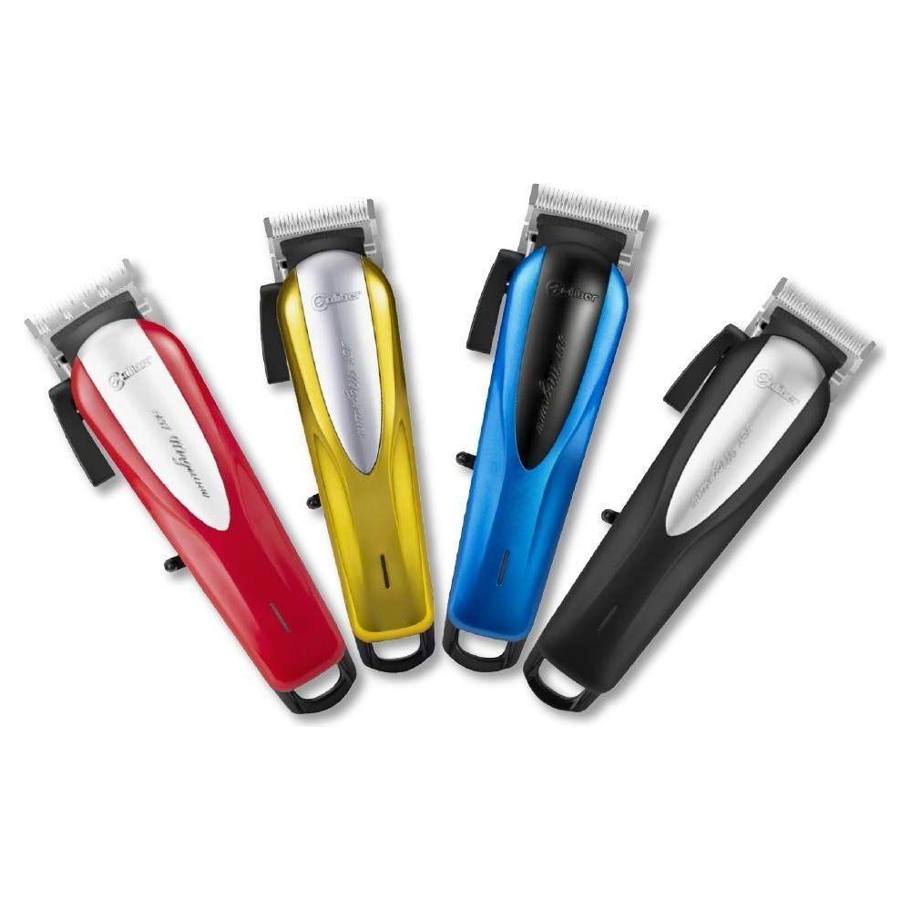 Caliber 357 Magnum Gold cordless clipper by Pasteur Pharmacy with a sleek gold finish, designed for precise grooming.