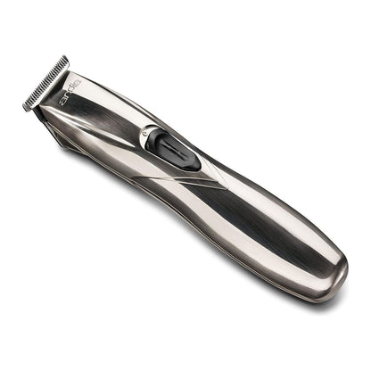 Andis Slimline Pro Li cordless trimmer for precise grooming, shown with its sleek design and compact size.
