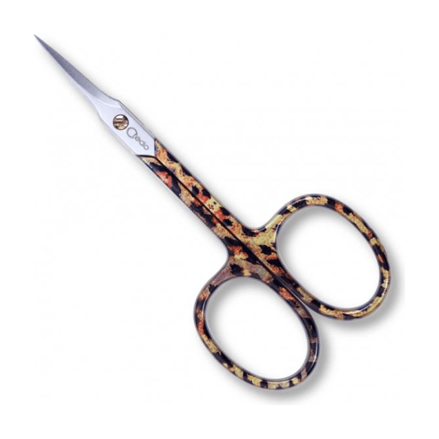 Credo Cuticle Scissors Tower Point by Pasteur Pharmacy, close-up of stainless steel cuticle scissors with fine pointed tips.