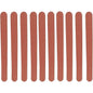 Set of 10 Credo Emery nail files, 110mm, from Pasteur Pharmacy, used for shaping and smoothing nails in cosmetic care.