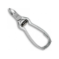 Credo Nail-Nipper Buffer Spring 12 cm, nickel-plated cosmetic tool for precise nail trimming and shaping.