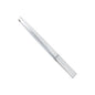 Pointed Credo Tweezers in 3-inch matte chromium finish, shown in blister pack, designed for precise cosmetic use.