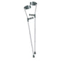 Pair of Carex adult standard forearm crutches with ergonomic handles and adjustable height for mobility support.