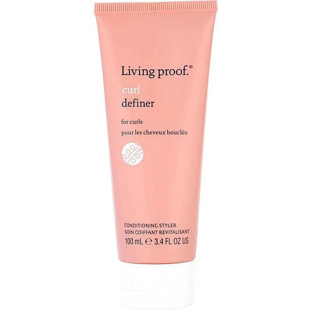 Living Proof Curl Definer curl cream in 3.4 oz jar, designed to enhance and define natural curls and waves.