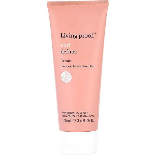 Living Proof Curl Definer curl cream in 3.4 oz jar, designed to enhance and define natural curls and waves.