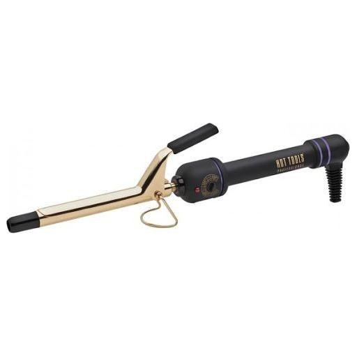 Hot Tools Midi 5/8 inch curling iron with multiheat control, featuring a sleek design and ceramic barrel for smooth curls.