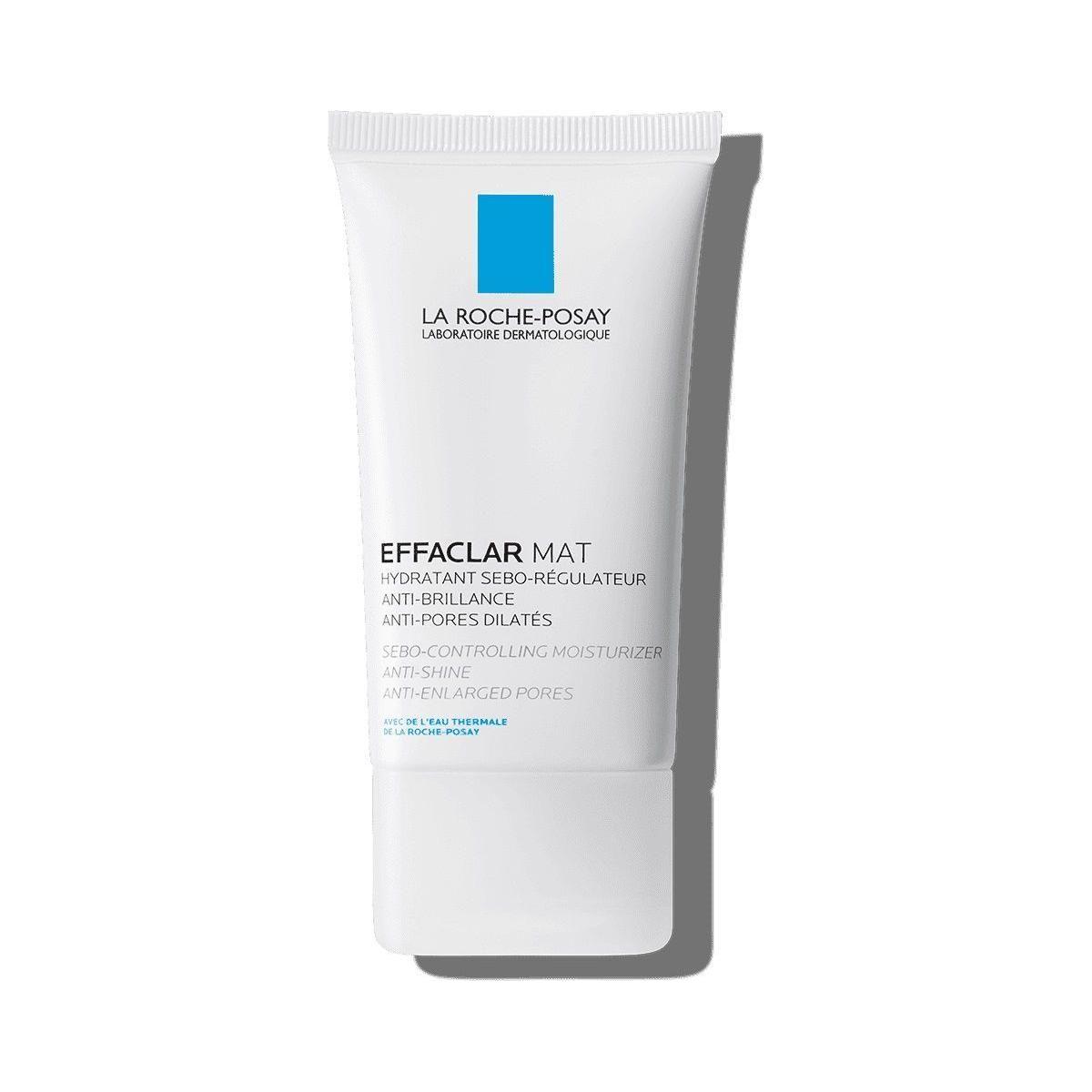 La Roche-Posay Effaclar M Daily Moisturizer in 1.35 oz tube, smooth, lightweight skincare product for oily and sensitive skin.