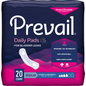 Prevail Daily Pads Moderate Absorbency Regular, 9 x 20 pack, soft absorbent daily pads for women, from Pasteur Pharmacy