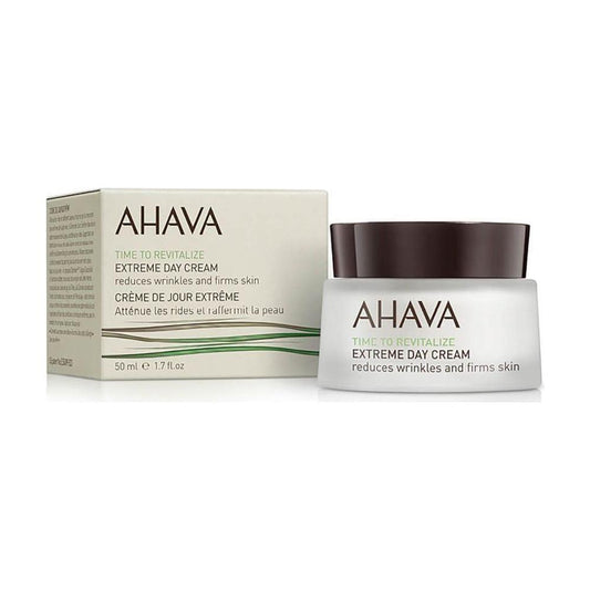 Ahava Time To Revitalize Extreme Day Cream in 1.7 oz jar, moisturizing skincare by Pasteur Pharmacy