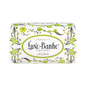 Ach. Brito Lime Basil luxury bath soap in 350g, featuring fresh lime and basil scent, shown in a clear soap bar with packaging.