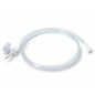 Vented high-volume inlet by Baxa, designed for medical fluid management, shown with vented opening and durable construction.