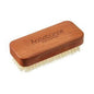 Hand and nail brush by Bürstenfabrik Keller GmbH, Ärztebürste with birchwood handle, designed for thorough personal grooming.