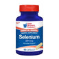 Bottle of Good Neighbor Pharmacy Selenium 200mcg capsules by Pasteur Pharmacy, 100-count container.