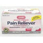 Leader Pain Reliever Tablets 325mg in a bottle, featuring 100 tablets for effective pain relief from Pasteur Pharmacy.