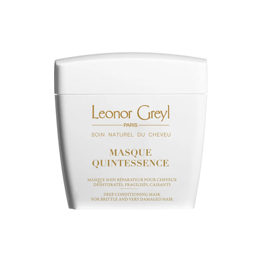 Leonor Greyl Masque Quintessence deep conditioning hair mask in 200ml jar, nourishing treatment for healthy, shiny hair