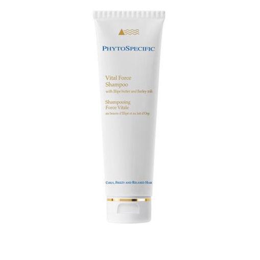 Phyto Specific Vital Force Shampoo by Pasteur Pharmacy for hydrating and repairing damaged hair, 5 oz / 150 ml bottle.
