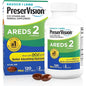 Bottle of Preservision Areds Un 8 dietary supplement by Pasteur Pharmacy, featuring the product label and container.