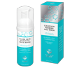 Clear skin foaming face wash by Clixit, gentle cleanser with foaming texture, in a white bottle with a flip cap.