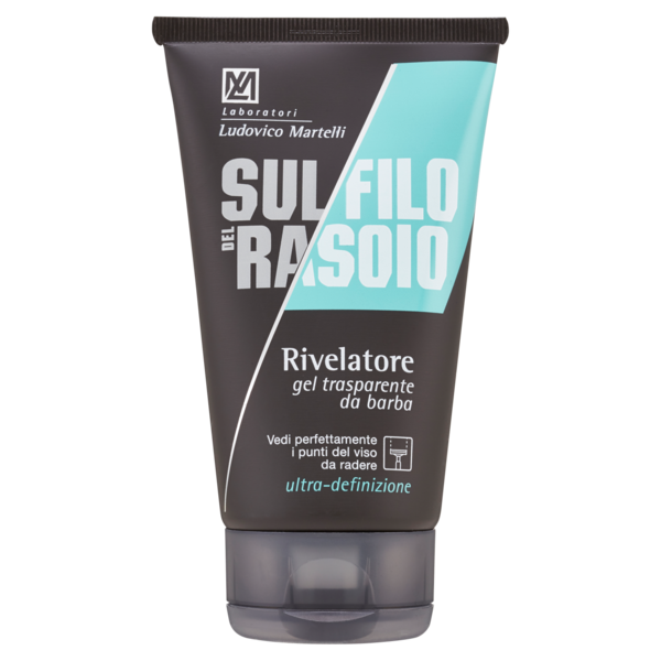 Proraso Sul Filo Del Rasoio shaving gel in 150ml tube, with green packaging and branding, for a smooth shaving experience
