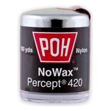 Pasteur Pharmacy POH NoWax Floss Percept 420 dental floss, 100 yards, showing the packaging and dental floss spool.