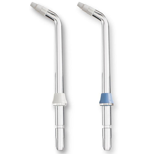 Waterpik orthodontic dental water jet replacement tips OD-100E shown in a package, designed for effective oral hygiene.