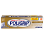 Poligrip Super Denture Adhesive Cream by Pasteur Pharmacy, extra care formula in 1.2 oz tube for secure denture fit.