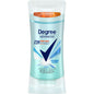 Degree Advanced Shower Clean Motionsense deodorant and antiperspirant stick, 2.6 ounces, in a white container with blue accents.