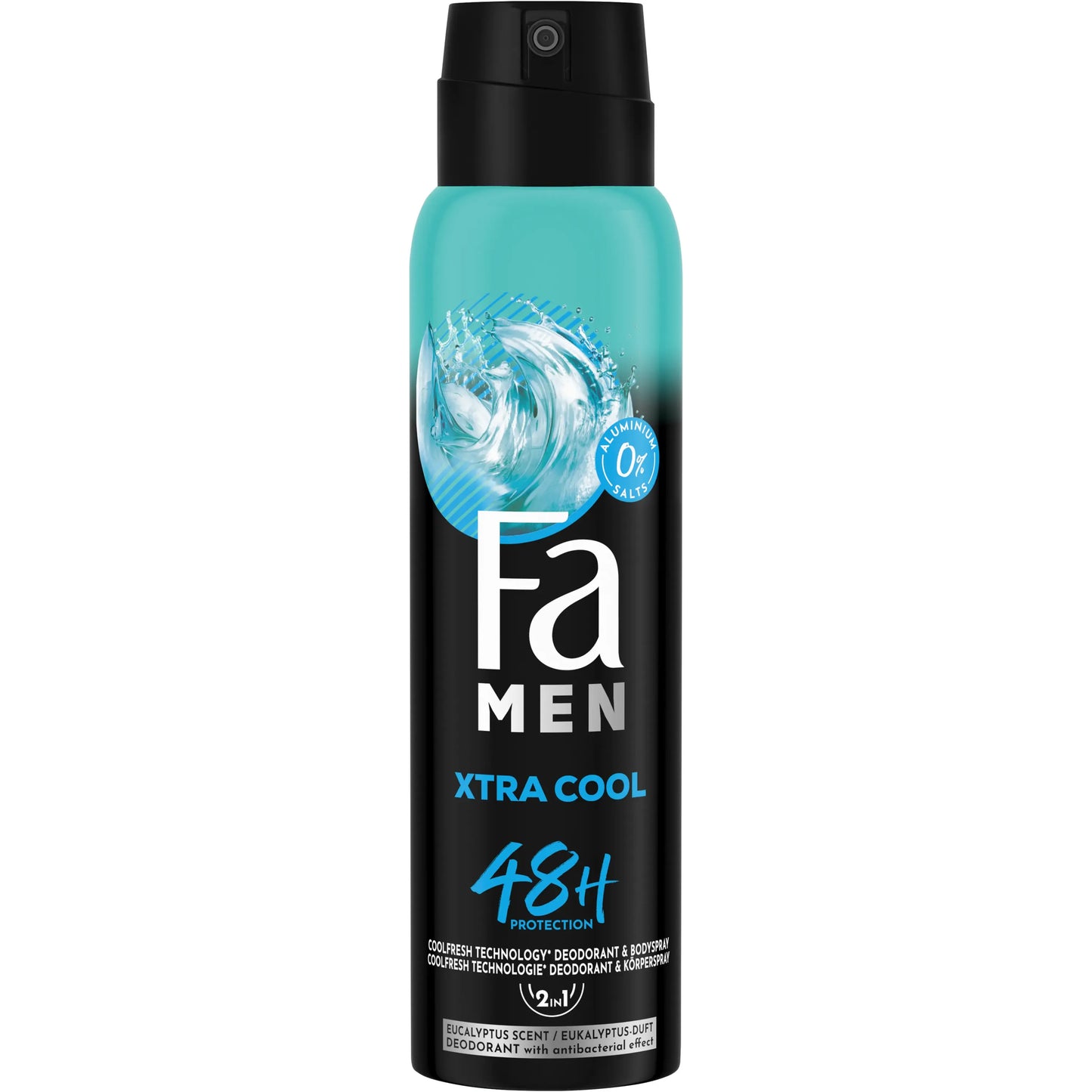Fa Men Xtra Cool Deodorant Spray 48h Icy Fresh Protection, anti-perspirant for men, 150ml bottle, Pasteur Pharmacy product
