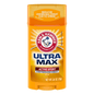 Arm & Hammer Ultra Max Deodorant Active Sport solid stick, 2.6oz, providing long-lasting freshness and odor protection.