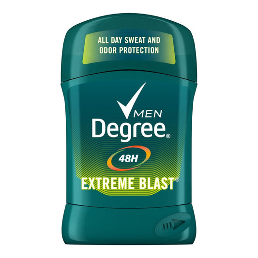 Degree Men Original Protection antiperspirant deodorant stick by Pasteur Pharmacy, 1.7 oz, in a sleek packaging.