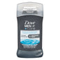 Dove Men Plus Care Clean Comfort deodorant stick in 3 oz, featuring white packaging and clear branding.