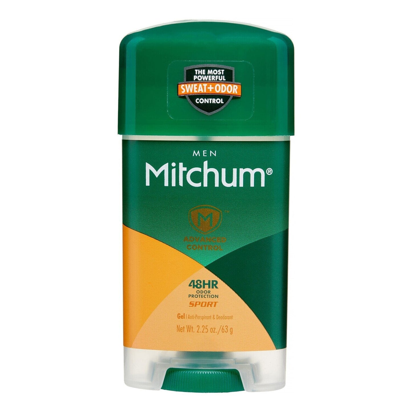 Mitchum Men Sport Gel Antiperspirant and Deodorant in 2.25 oz bottle, providing long-lasting freshness and sweat protection