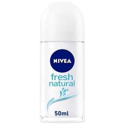 Nivea Fresh Comfort Women deodorant roll-on, 50ml, with clear bottle and blue cap, designed for everyday freshness.