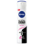 Nivea Invisible Black & White Deodorant Spray in 150ml, clear formula for effective odor protection from Pasteur Pharmacy
