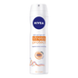 Nivea Stress Protect female deodorant spray in 150ml bottle, featuring a white and blue design for effective odor protection