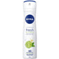 Nivea Fresh Citrus antiperspirant deodorant spray for women in a 150ml bottle, featuring citrus scent and easy spray nozzle.