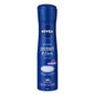 Nivea Protect & Care deodorant spray in a clear aerosol can, designed for underarm freshness and odor protection.