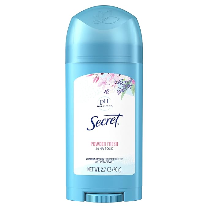 Secret Powder Fresh Anti-Perspirant Deodorant by Pasteur Pharmacy in a 76g stick, offering long-lasting odor protection and freshness.