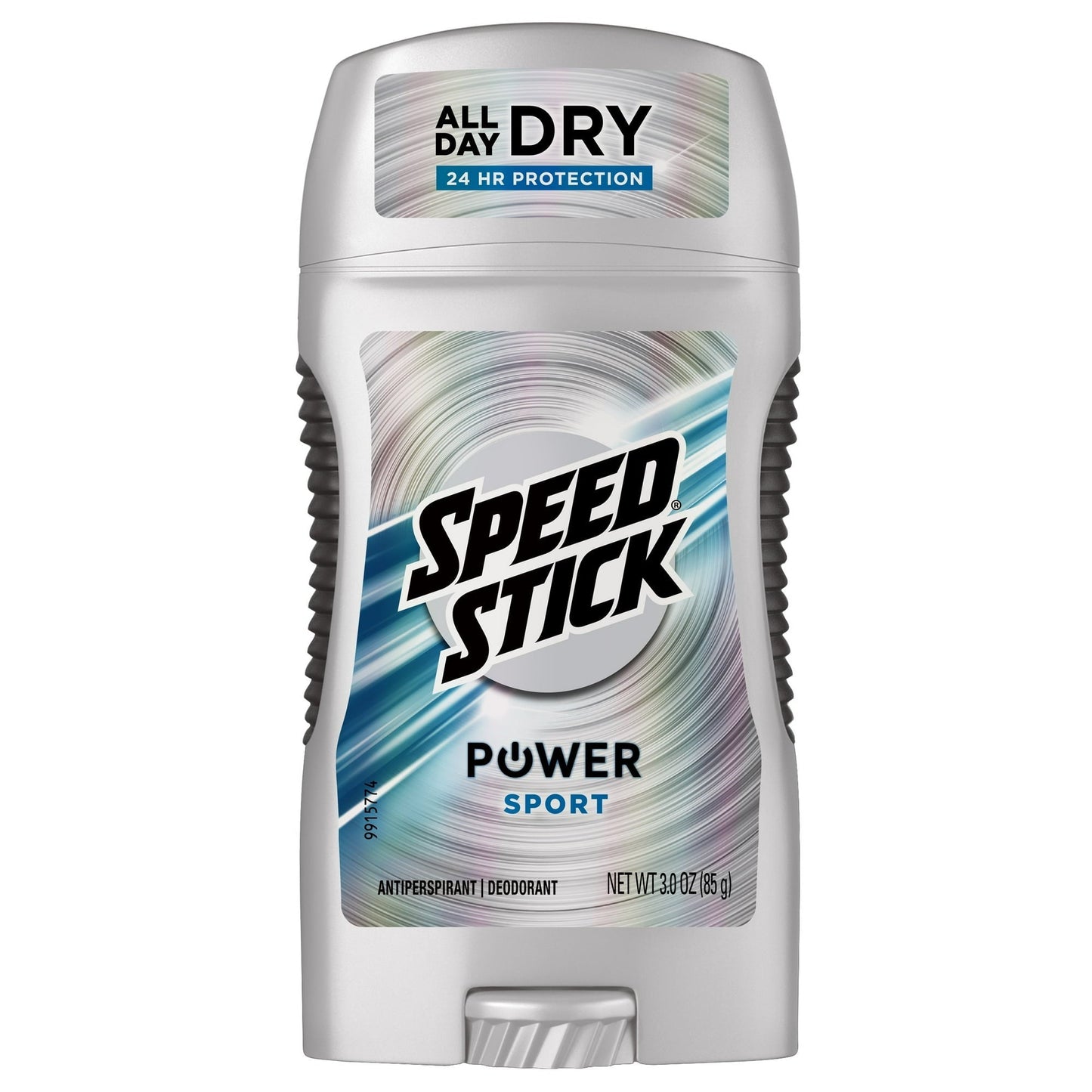 Speed Stick Power Antiperspirant Deodorant Ultimate Sport in 3 oz stick, showing the deodorant tube and cap.