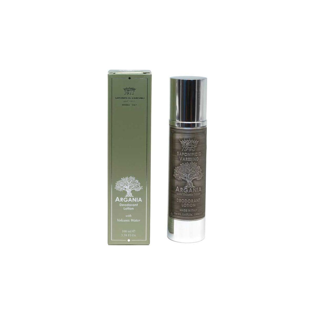 Saponificio Varesino Deodorant Lotion Collection in 100ml bottles, featuring natural ingredients and elegant packaging.