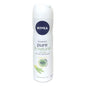 Nivea Women Pure & Natural Action Jasmine Deodorant Spray 150ml displayed with floral jasmine scent and spray nozzle visible.
