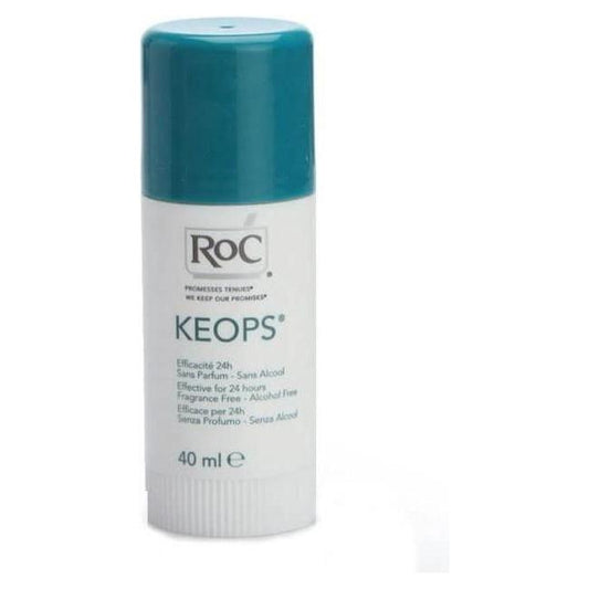 RoC Keops aluminum-free deodorant stick for normal skin in 1.35 oz packaging, natural protection from Pasteur Pharmacy.