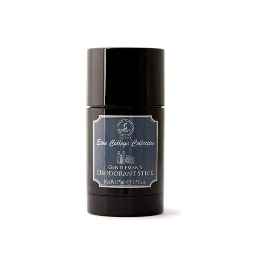 Taylor of Old Bond Street Eton College deodorant stick in 2.5 oz, natural stick form with classic packaging.