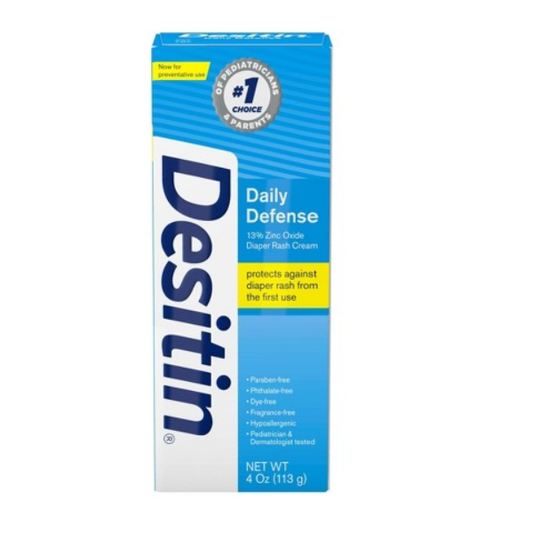 Desitin Maximum Strength Baby Diaper Rash Cream with Zinc Oxide, 4 oz, in a tube, for diaper rash treatment