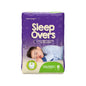 Cuties Sleep Overs unisex absorbent underwear for small/medium size, 15-pack, designed for overnight comfort and protection.