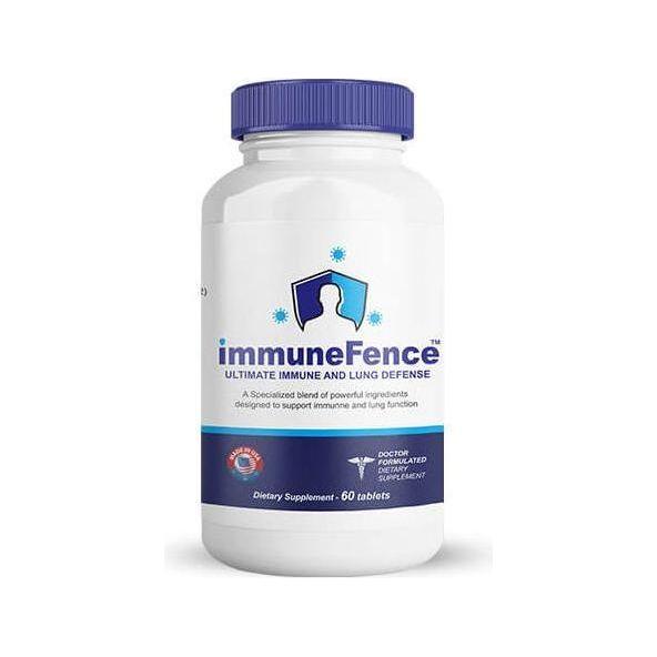 Pasteur Pharmacy Immunefence Ultimate immune and lung defense dietary supplement bottle with 60 tablets.