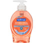 Softsoap Antibacterial Liquid Hand Soap in Crisp Clean scent, displayed in a clear pump bottle, ideal for handwashing and hygiene.