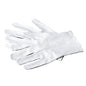 Carex P75X00 Soft Hands extra large cotton disposable gloves by Pasteur Pharmacy, showing white cotton gloves on a plain background.